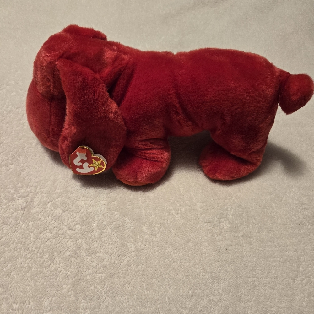Ty‎ VTG Rover The Red Dog Original Beanie Buddy Plush 12"